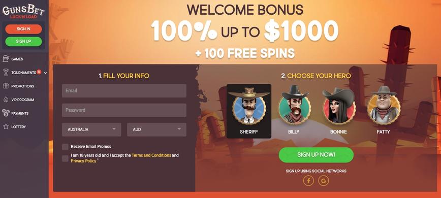 Gunsbet Casino