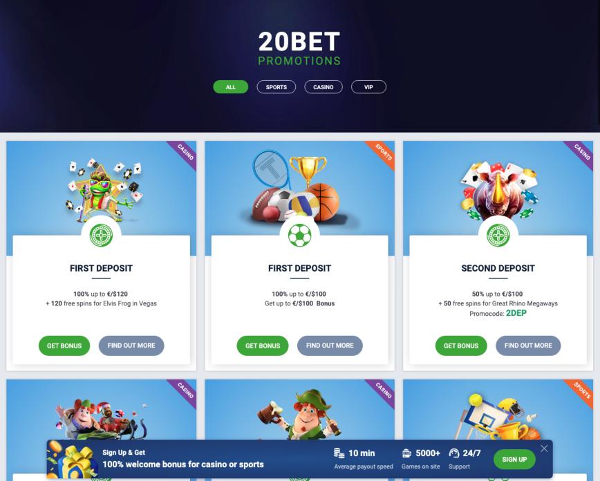 20Bet Promo